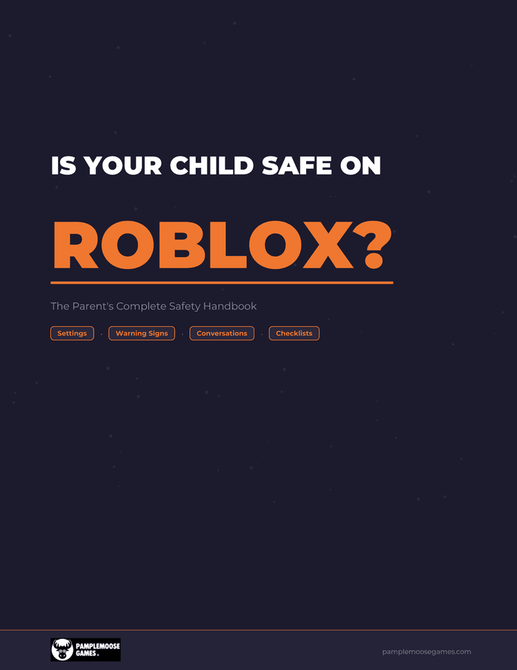 Cover page of the Roblox Safety Guide